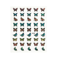 HKM-462483 Holographic Butterfly Nail Art Stickers for Creative Manicure Designs