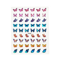 HKM-462483 Holographic Butterfly Nail Art Stickers for Creative Manicure Designs