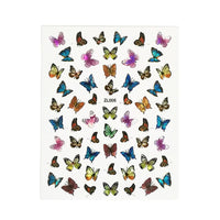 HKM-462483 Holographic Butterfly Nail Art Stickers for Creative Manicure Designs