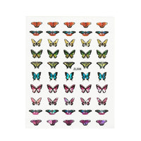 HKM-462483 Holographic Butterfly Nail Art Stickers for Creative Manicure Designs