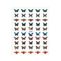 HKM-462483 Holographic Butterfly Nail Art Stickers for Creative Manicure Designs