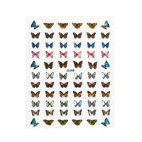 HKM-462483 Holographic Butterfly Nail Art Stickers for Creative Manicure Designs