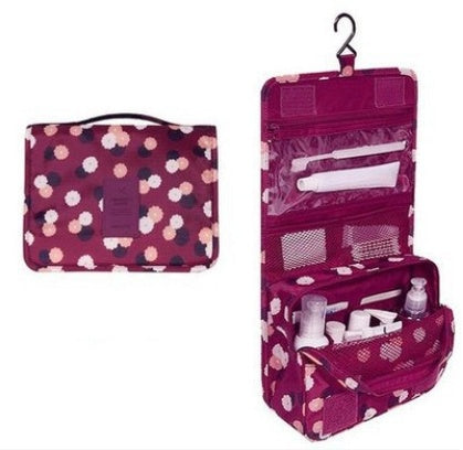 HKM-124691 Travel Cosmetic Wash Bag with Hanging Handle - Convenient and Stylish Storage Solution