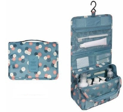KTX-124691 Travel Cosmetic Wash Bag with Hanging Handle - Convenient and Stylish Storage Solution