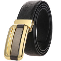 HKM-442451 Metal Pin Buckle Casual Belt - Adjustable Style for Versatile Outfits