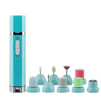 HKM-591251 9-in-1 Multifunctional Nail Polisher and Grooming Kit with Two-Speed Design