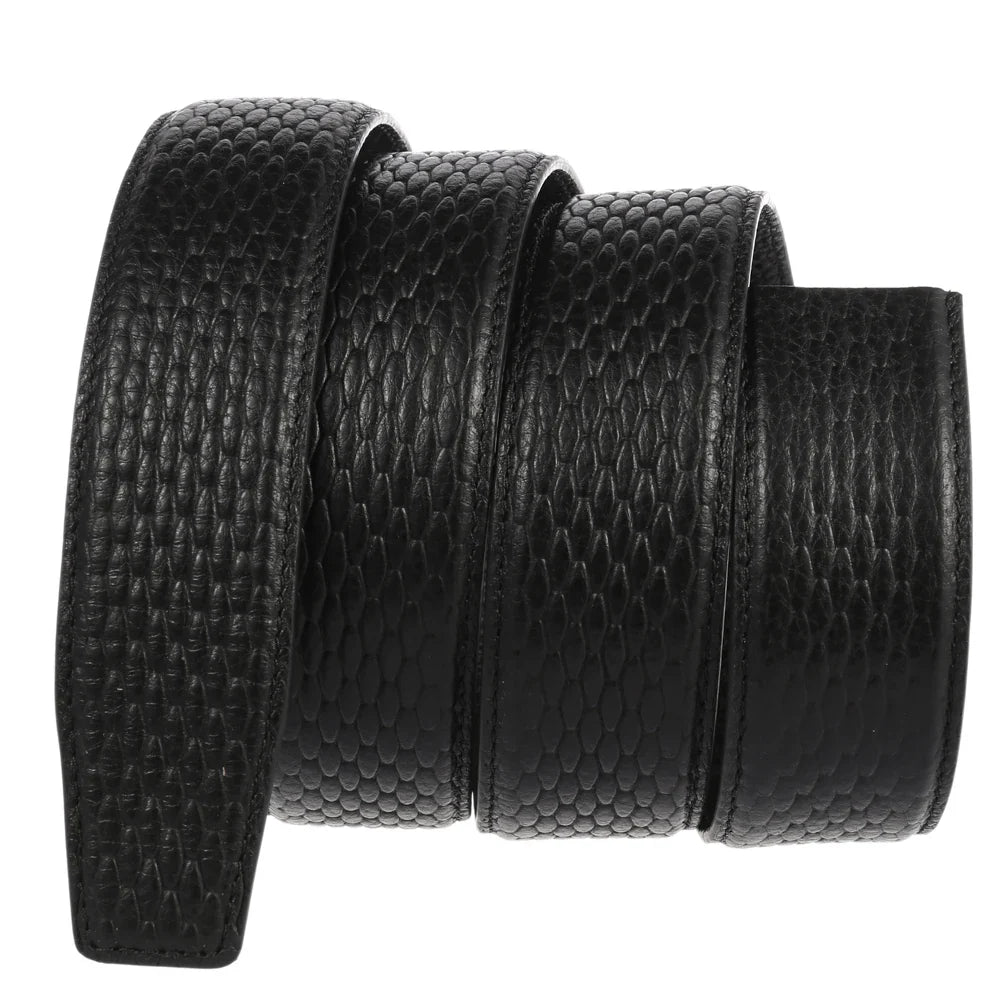 HKM-080851 Reversible Cowhide Leather Business Belt for Men