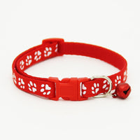 HKM-040851 Adjustable Pet Cat Collar with Bell - Small 1.0cm Band Width, Fits Neck Sizes 19cm to 32cm