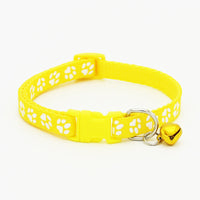 HKM-040851 Adjustable Pet Cat Collar with Bell - Small 1.0cm Band Width, Fits Neck Sizes 19cm to 32cm