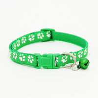 HKM-040851 Adjustable Pet Cat Collar with Bell - Small 1.0cm Band Width, Fits Neck Sizes 19cm to 32cm