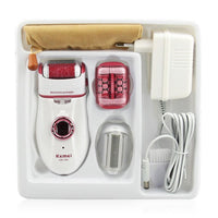 HKM-213267 Electric Lady Epilator KM-2668 for Underarm and Heel Hair Removal, Corded Use