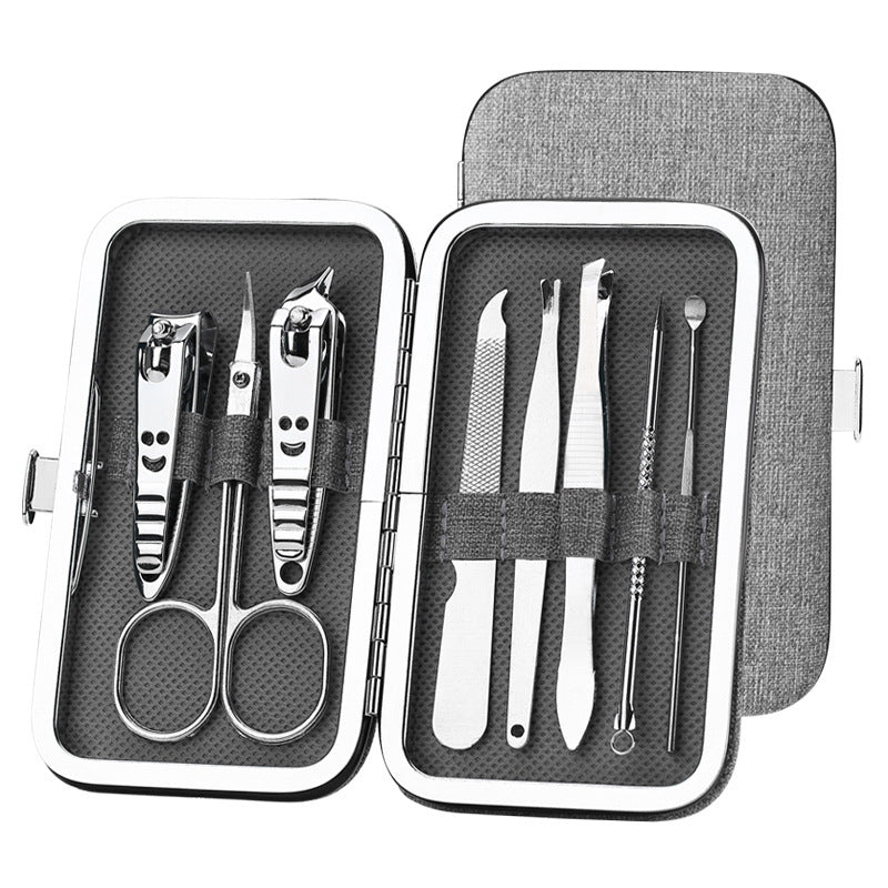 HKM-786707 8-Piece Manicure Set for Nail Care and Grooming