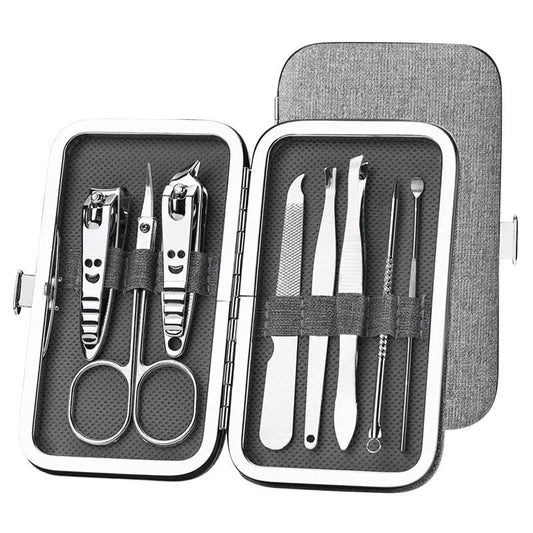 HKM-786707 8-Piece Manicure Set for Nail Care and Grooming