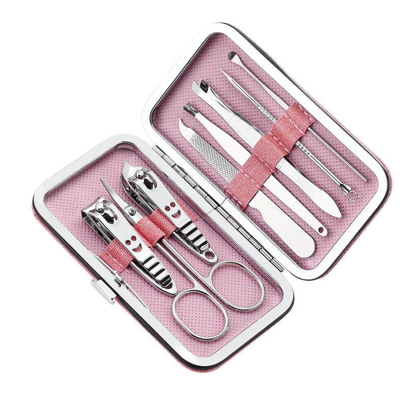 HKM-786707 8-Piece Manicure Set for Nail Care and Grooming