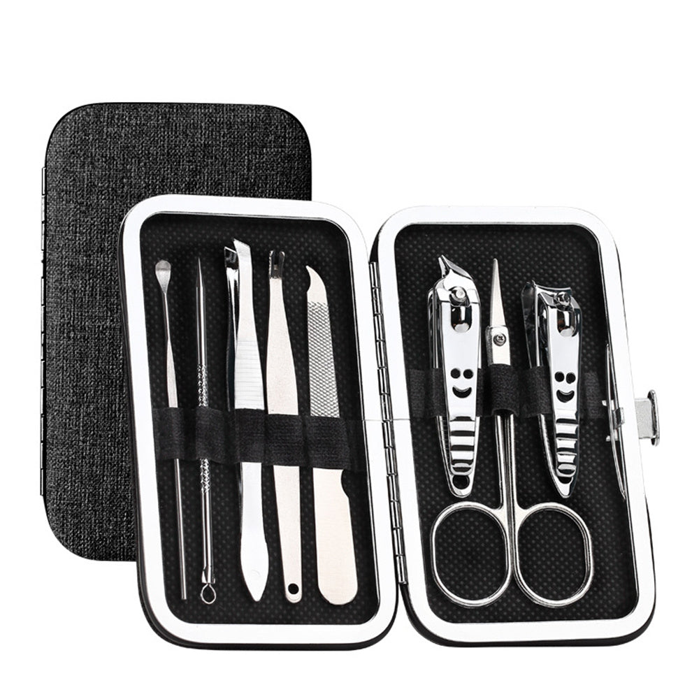 HKM-786707 8-Piece Manicure Set for Nail Care and Grooming