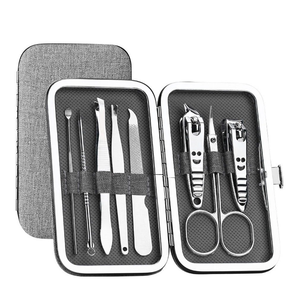 HKM-786707 8-Piece Manicure Set for Nail Care and Grooming