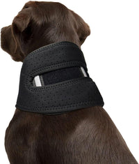 HKM-537299 Cervical Neck Support Brace for Dogs - Breathable Fabric with Reflective Strip, Multi-Size for Injury Recovery
