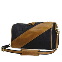 HKM-302035 Waterproof Waxed Canvas Crossbody Bag for Fitness and Travel - Eco-Friendly, Lightweight Design