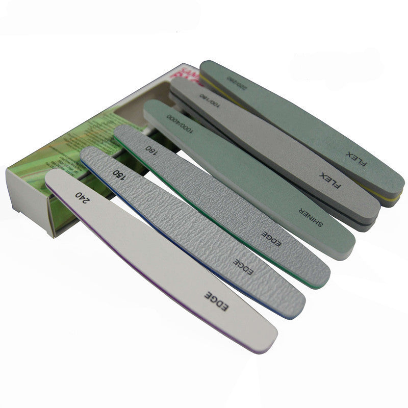 JMT-253642 6-Piece Nail File Set with Polishing Blocks and Strips for Manicure and Nail Art