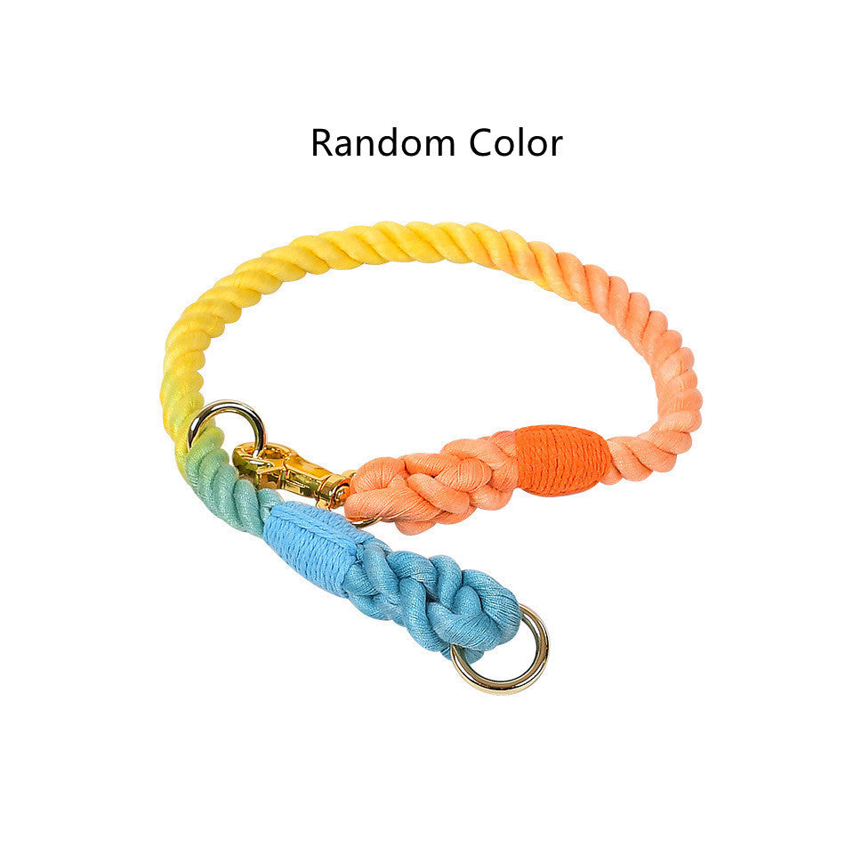 HKM-848019 Adjustable P-Type Collar for Small and Medium Dogs - Comfortable Fabric Design
