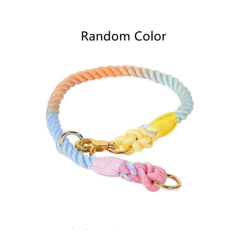HKM-848019 Adjustable P-Type Collar for Small and Medium Dogs - Comfortable Fabric Design