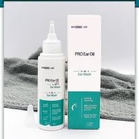 HKM-596435 Ear Cleaning Solution for Dogs - Eliminates Ear Wax and Odor