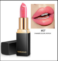 HKM-349267 Temperature Changing Shiny Metallic Lipstick in Pearlescent Gilt Finish