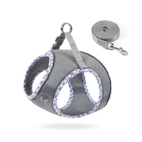 HKM-928531 No-Pull Dog Harness with Leash ¨C Breathable Mesh Step-In Vest for Dogs and Cats, Reflective Design, Quick-Release Buckle, Adjustable Sizes