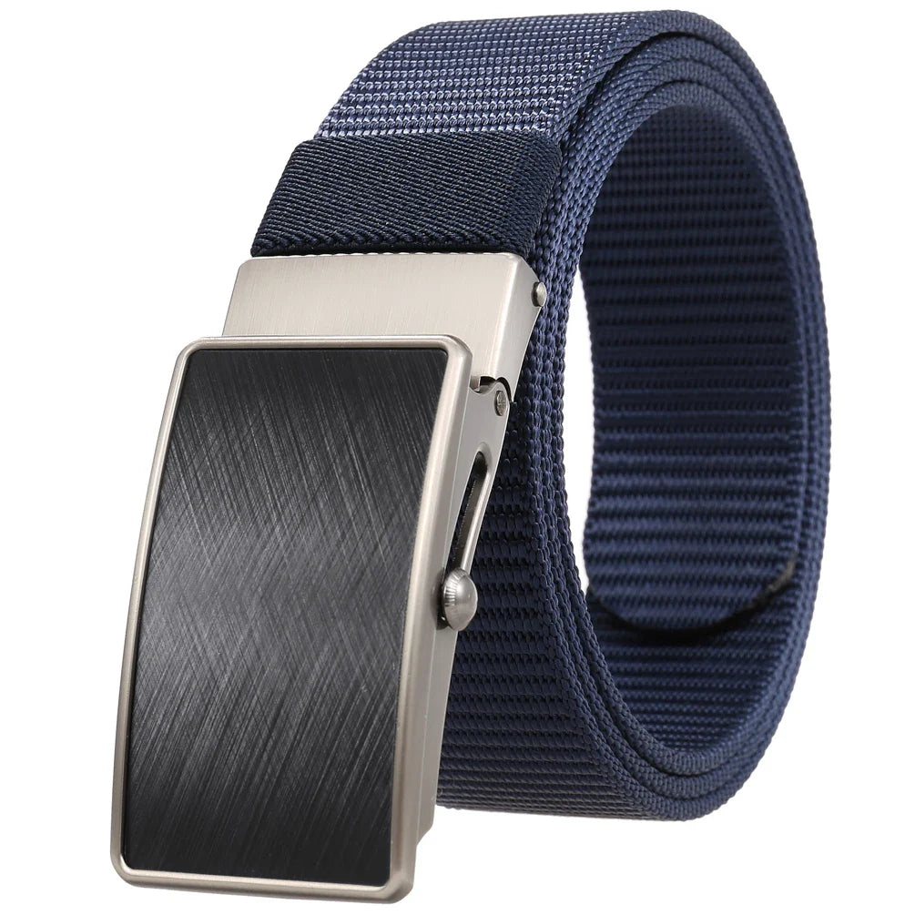 HKM-962131 Nylon Belt with Roller Buckle, Model LY36-23552-1, Durable and Adjustable Design for Everyday Wear