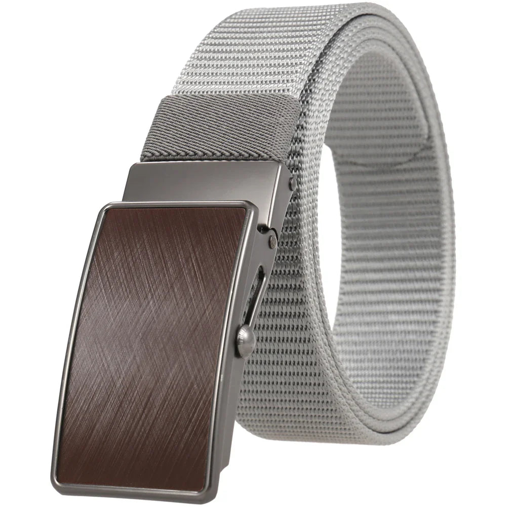 HKM-962131 Nylon Belt with Roller Buckle, Model LY36-23552-1, Durable and Adjustable Design for Everyday Wear