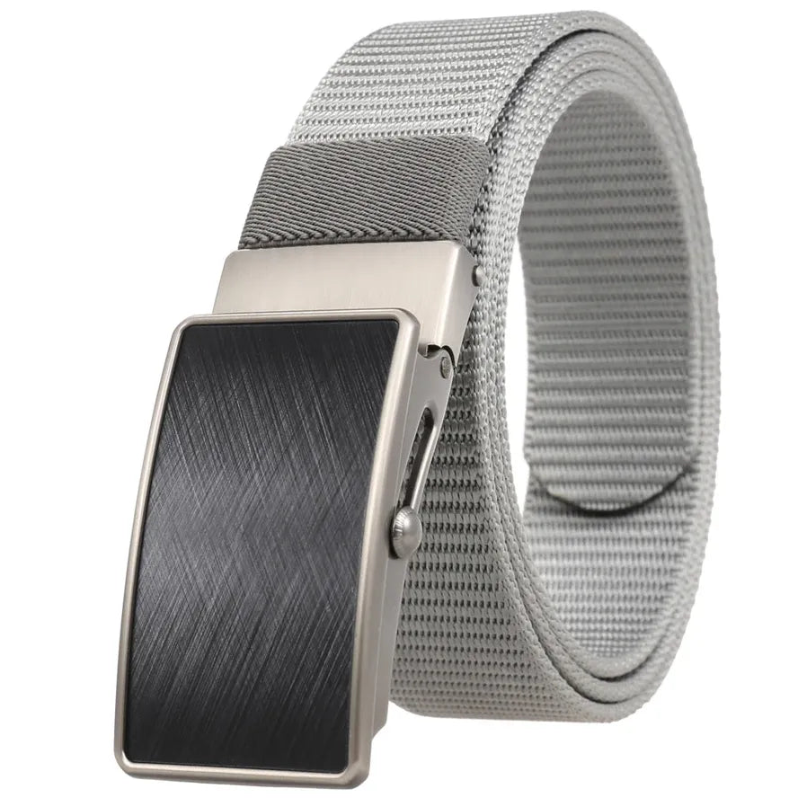 HKM-962131 Nylon Belt with Roller Buckle, Model LY36-23552-1, Durable and Adjustable Design for Everyday Wear