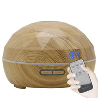 HKM-502291 Ultrasonic Aroma Diffuser with Colorful Night Light and Remote Control, 300ML Capacity, 30ML/H Output, Quiet Operation
