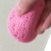 HKM-315347 Round Soft Clean Face Wash Pads – 5pcs of Wood Pulp Cotton, Pink, Φ85×15MM