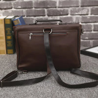HKM-660179 Large Capacity Casual Crossbody Bag for Men - Versatile Leather Shoulder Briefcase with Stylish Design