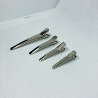 HKM-739539 Silver Metal Side Clip - 4.5 cm Durable Electroplated Design