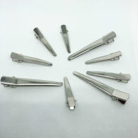 HKM-739539 Silver Metal Side Clip - 4.5 cm Durable Electroplated Design