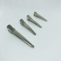 HKM-739539 Silver Metal Side Clip - 4.5 cm Durable Electroplated Design