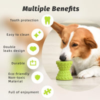 HKM-825107 Durable Non-Toxic Treat Dispensing Dog Toy Bone for Aggressive Chewers - Suitable for All Sizes