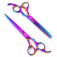HKM-906003 Premium Pet Grooming Scissors with 6CR13 Steel and Durable 304 Handle