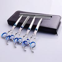 HKM-906003 Premium Pet Grooming Scissors with 6CR13 Steel and Durable 304 Handle