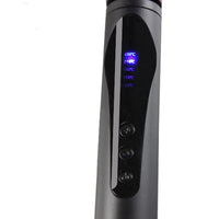 HKM-514003 360-Degree Rotating Electric Curling Iron with 5 Temperature Settings and Ceramic Coating