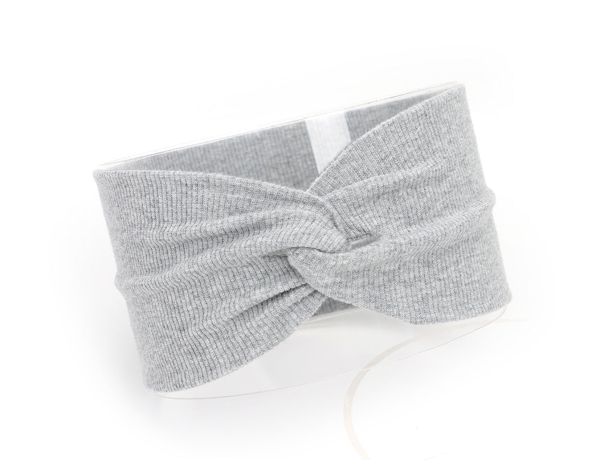HKM-951955 Children's Cotton Knitted Elastic Headband for Everyday Wear