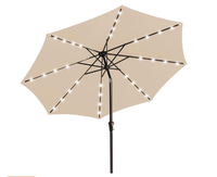 HKM-089235 Beige All-Iron Lamp Beads for Pillar Umbrella, Model 9-8-38