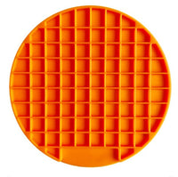 HKM-180755 Suction Cup Silicone Licking Mat for Dogs - Slow Feeding Plate in Various Colors
