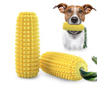 HKM-611219 Dog Corn Molar Stick Chew Toy with Sound and Suction Cup Design for Teeth Cleaning
