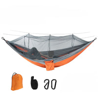 HKM-848659 Outdoor Mesh Anti-Mosquito Hammock with Anti-Rollover Design
