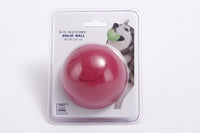HKM-674451 Solid Rubber Bouncy Ball Dog Toy - 63.5mm in Red, Yellow, Green Options