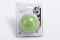 HKM-674451 Solid Rubber Bouncy Ball Dog Toy - 63.5mm in Red, Yellow, Green Options