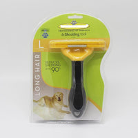 HKM-622291 Pet Grooming Comb Set - Large, Medium, and Small Sizes for Efficient Fur Removal and Detangling