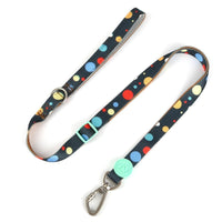HKM-659475 Adjustable Nylon Dog Collar and Leash Set with Chest Harness for Small to Large Dogs - Versatile in Pink, Blue, Yellow, and Green